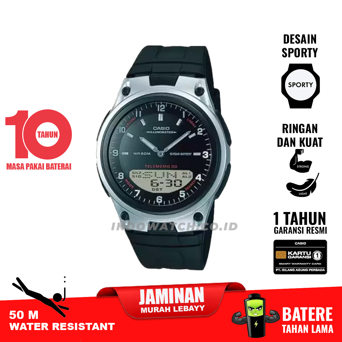 Casio Standard AW-80-1AV