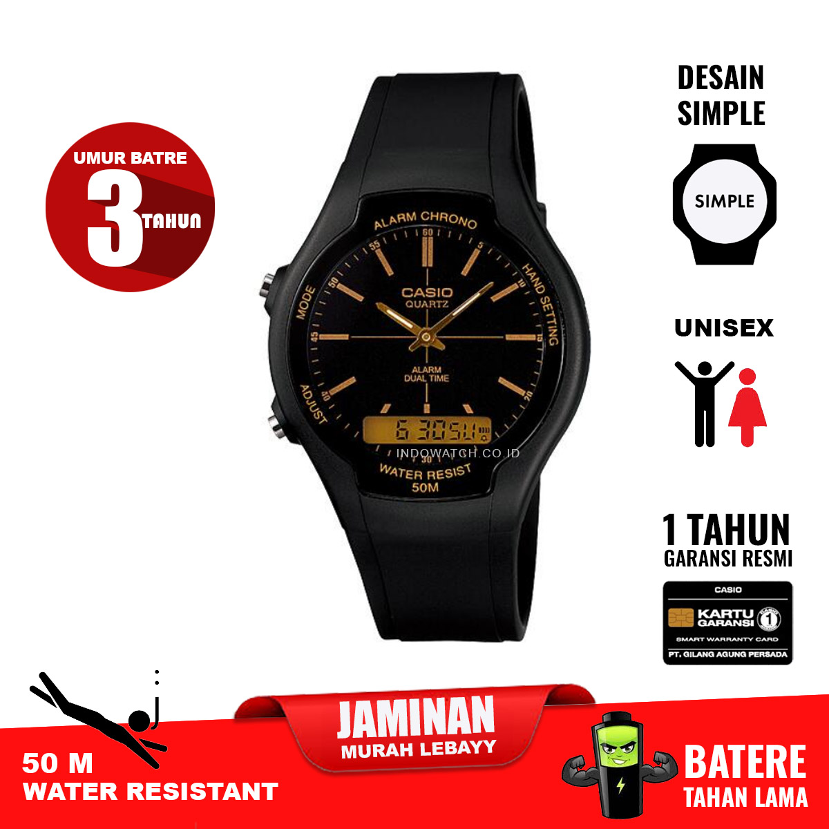 Casio Standard AW-90H-9EV