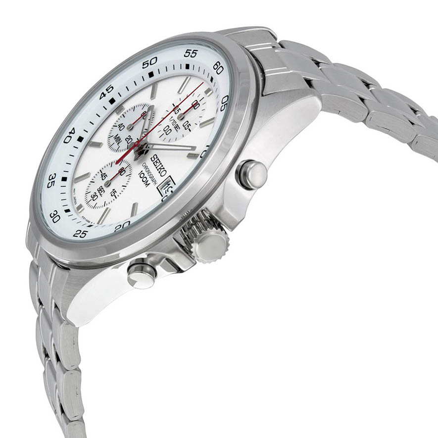 SEIKO CHRONOGRAPH SKS473 SILVER DIAL STAINLESS STEEL - Image 2