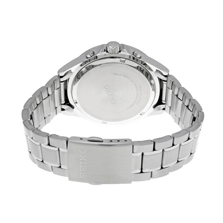 SEIKO CHRONOGRAPH SKS477 BLACK DIAL STAINLESS STEEL - Image 3