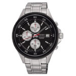 SEIKO CHRONOGRAPH SKS483 BLACK DIAL STAINLESS STEEL