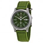 SEIKO 5 SNK805 AUTOMATIC GREEN DIAL CANVAS