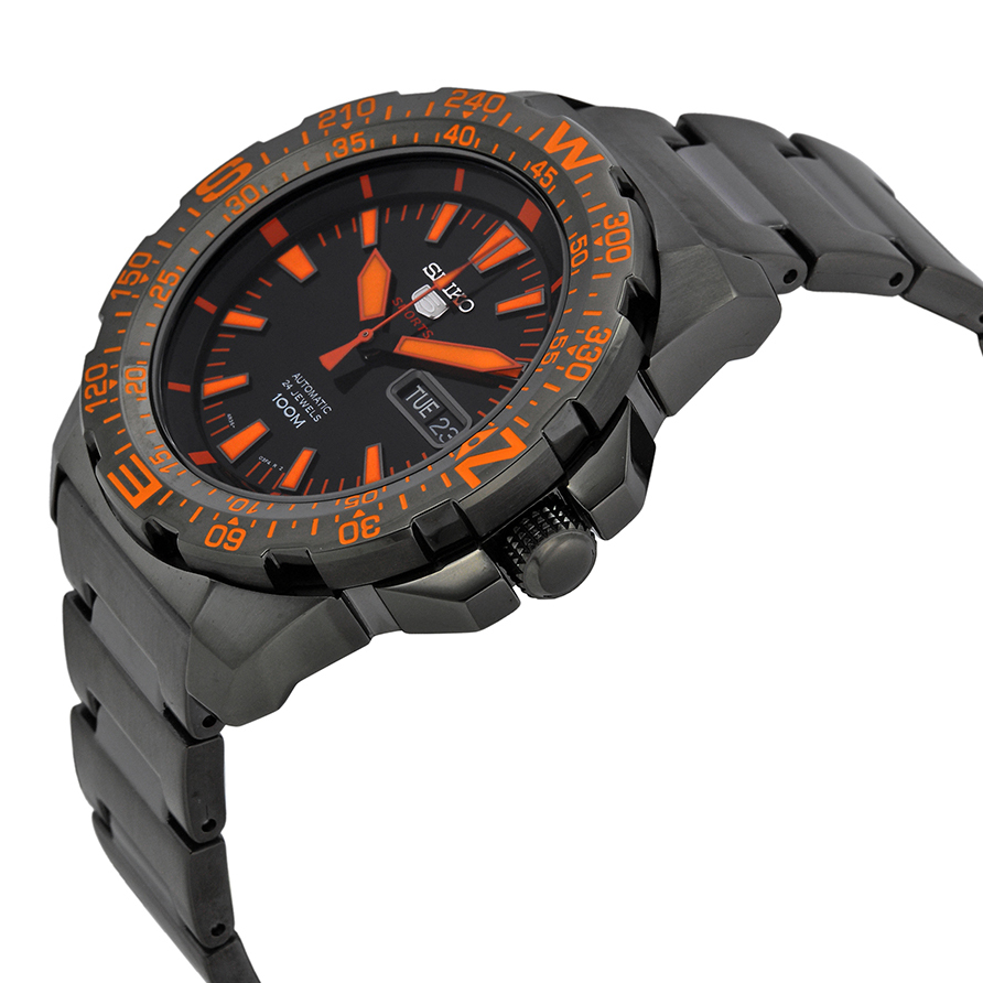 SEIKO 5 SRP547 AUTOMATIC BLACK DIAL DIVER STAINLESS STEEL - Image 2