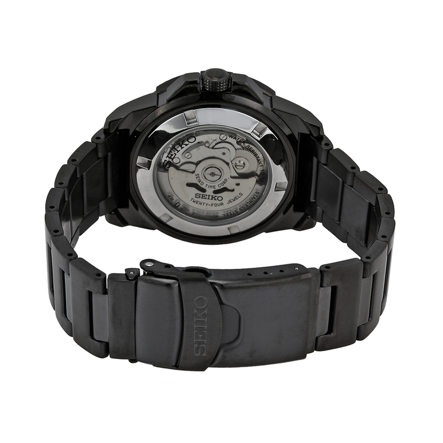 SEIKO 5 SRP547 AUTOMATIC BLACK DIAL DIVER STAINLESS STEEL - Image 3