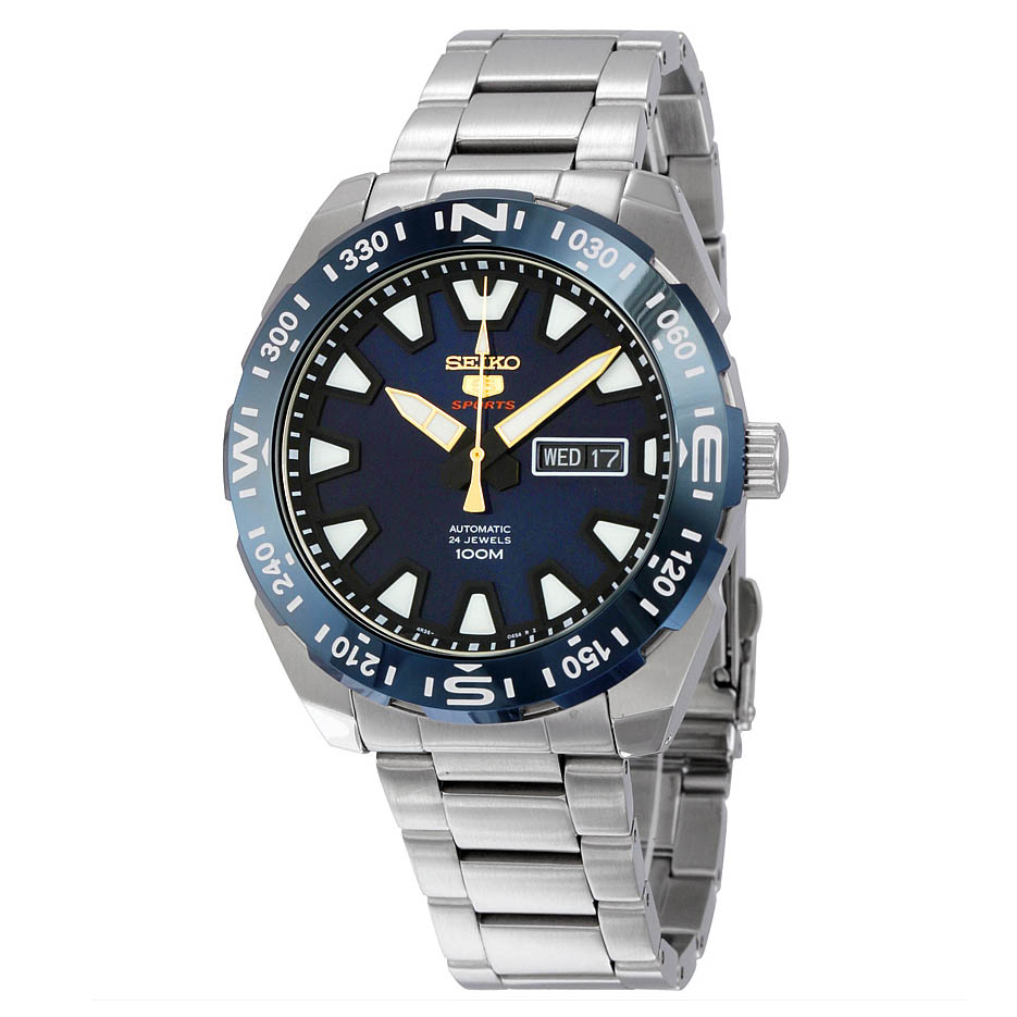 SEIKO 5 SRP747 AUTOMATIC BLUE DIAL STAINLESS STEEL