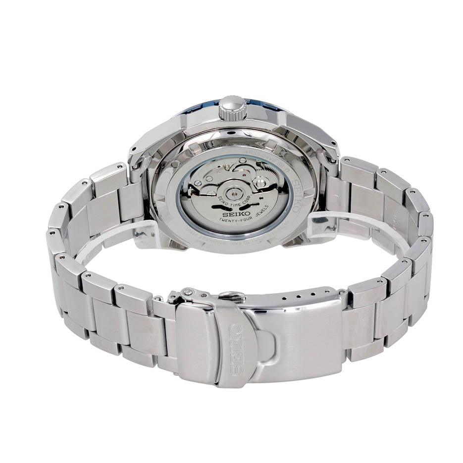 SEIKO 5 SRP747 AUTOMATIC BLUE DIAL STAINLESS STEEL - Image 3