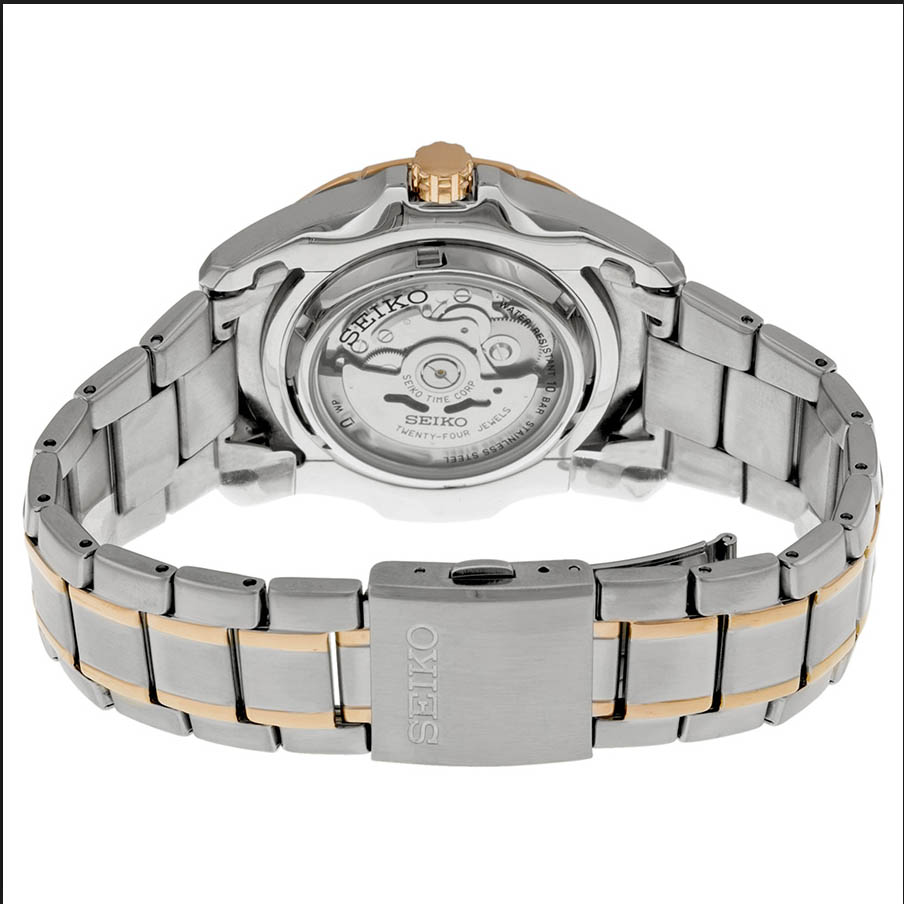 SEIKO LORD SSA224 GMT AUTOMATIC SILVER DIAL - Image 3