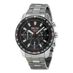 SEIKO CHRONOGRAPH SSB031 BLACK DIAL STAINLESS STEEL