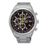 SEIKO CHRONOGRAPH SSB175 BLACK DIAL STAINLESS STEEL