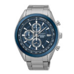 SEIKO CHRONOGRAPH SSB177 BLUE DIAL STAINLESS STEEL