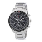 SEIKO CHRONOGRAPH SSC009 SOLAR BLACK DIAL