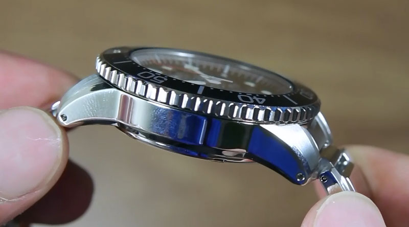 SEIKO DIVER SSC015 SOLAR CHRONOGRAPH BLACK DIAL - Image 5