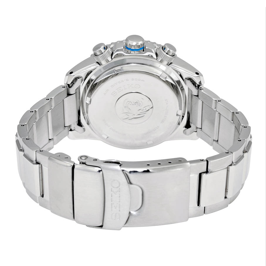 SEIKO PROSPEX DIVER SSC017 SOLAR CHRONOGRAPH BLACK DIAL - Image 2