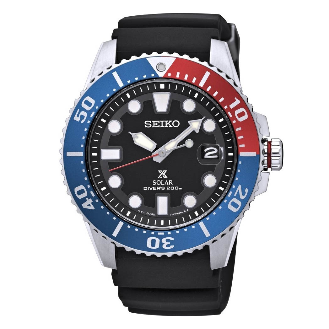 SEIKO PROSPEX SNE439P1 Solar Divers 200M RUBBER