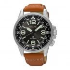SEIKO PROSPEX SRPA75K1 AUTOMATIC BLACK DIAL LEATHER STRAP