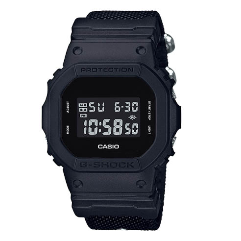 Casio G-Shock DW-5600BBN-1 CLOTH BAND – indowatch.co.id