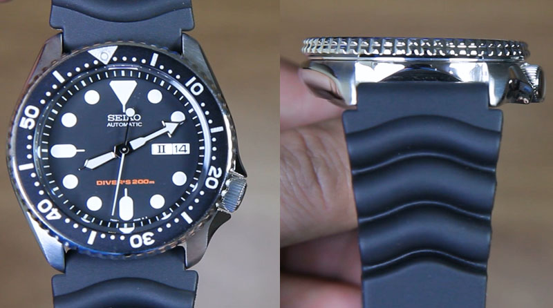 SEIKO DIVERS SKX007K1 AUTOMATIC BLACK DIAL RUBBER BAND - Image 5