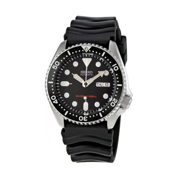 SEIKO DIVERS SKX007K1 AUTOMATIC BLACK DIAL RUBBER BAND