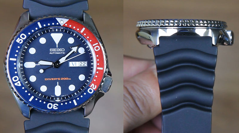 SEIKO DIVERS SKX009K1 AUTOMATIC BLUE DIAL RUBBER BAND - Image 4