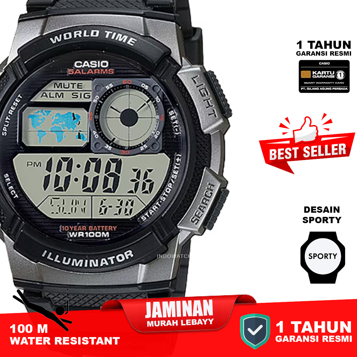 Casio Standard AE-1000W-1BV - Image 2