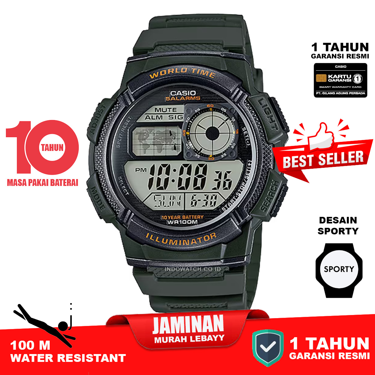 Casio Standard AE-1000W-3AV