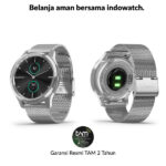 Garmin Vivomove Luxe - Milanese with 18K Silver Hardware