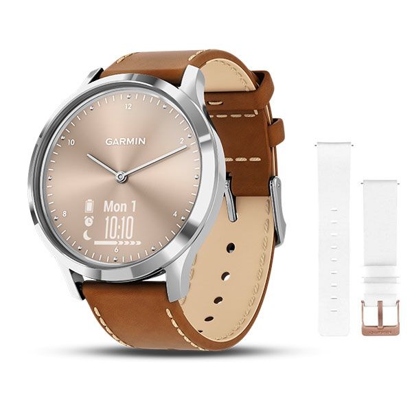 Garmin Vivomove HR Premium Silver / Tan - Image 2