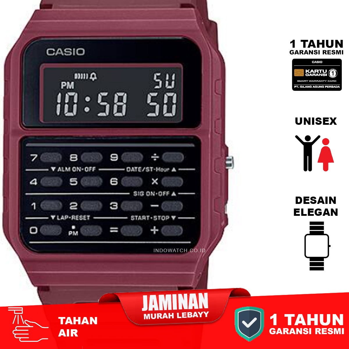 CASIO CA-53WF-4B CALCULATOR / DATA BANK - Image 2