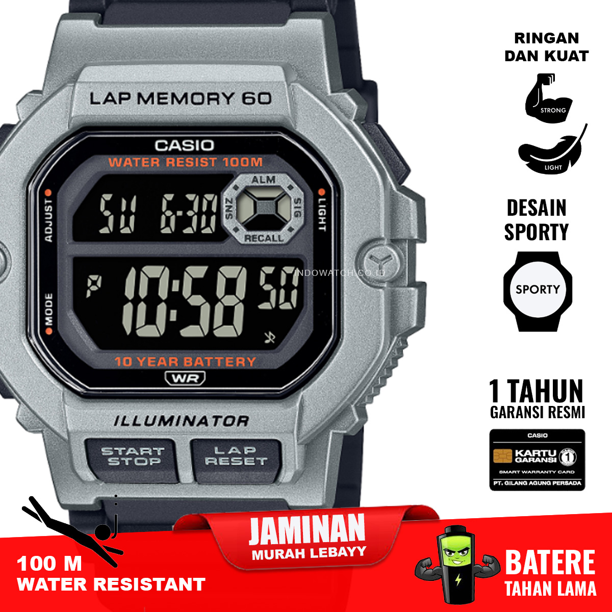 Casio sports gear WS-1400H-1BV - Image 2