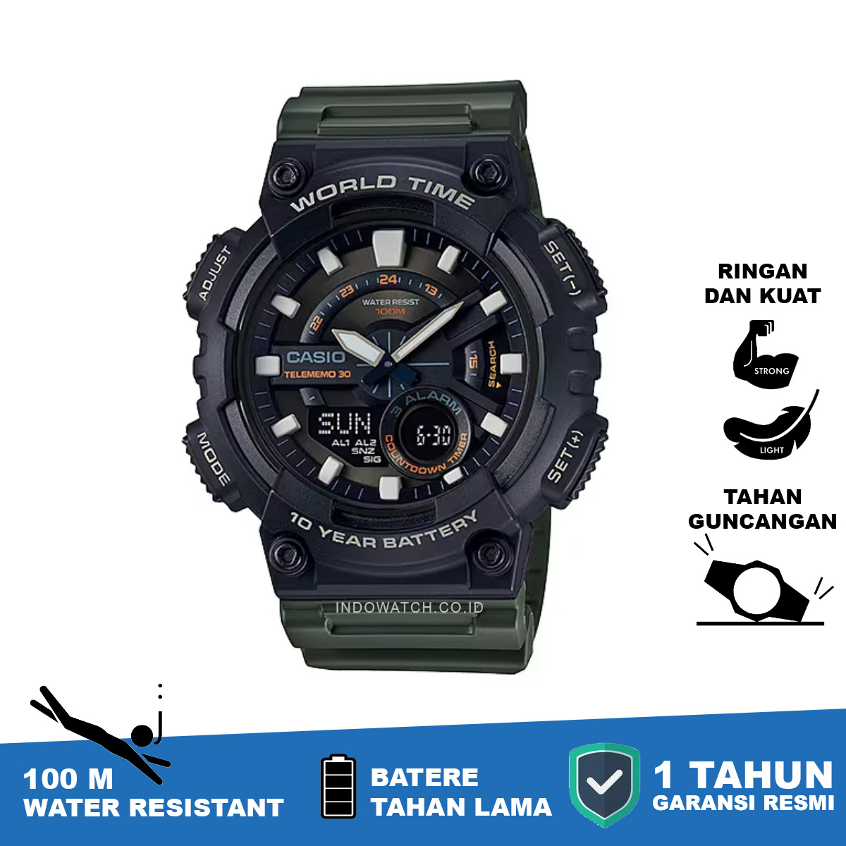 Casio Standard AEQ-110W-3AV