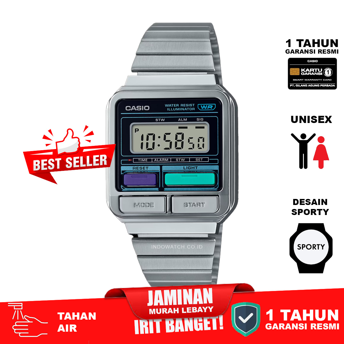 Casio A120WE-1A full digital