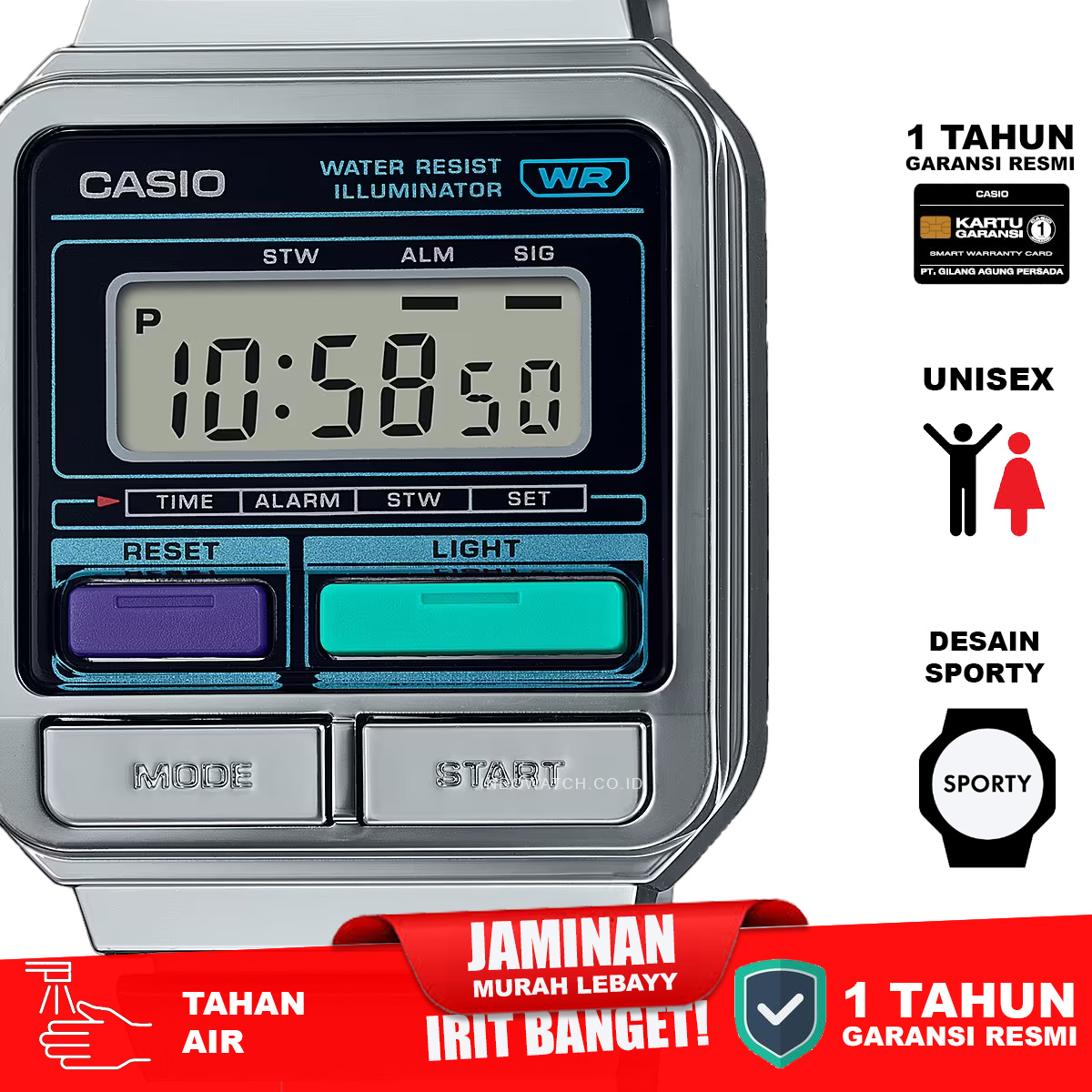 Casio A120WE-1A full digital - Image 2