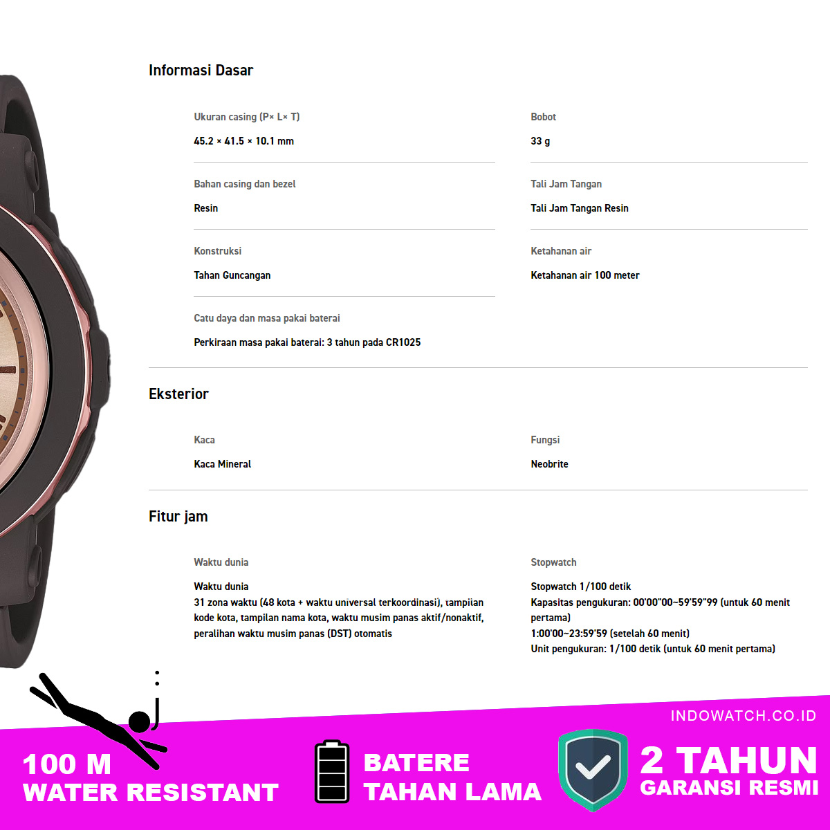 Casio Baby-G BGA-290-5A - Image 3