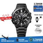 Casio Edifice ECB-2200DC-1A jam tangan pria stainless steel