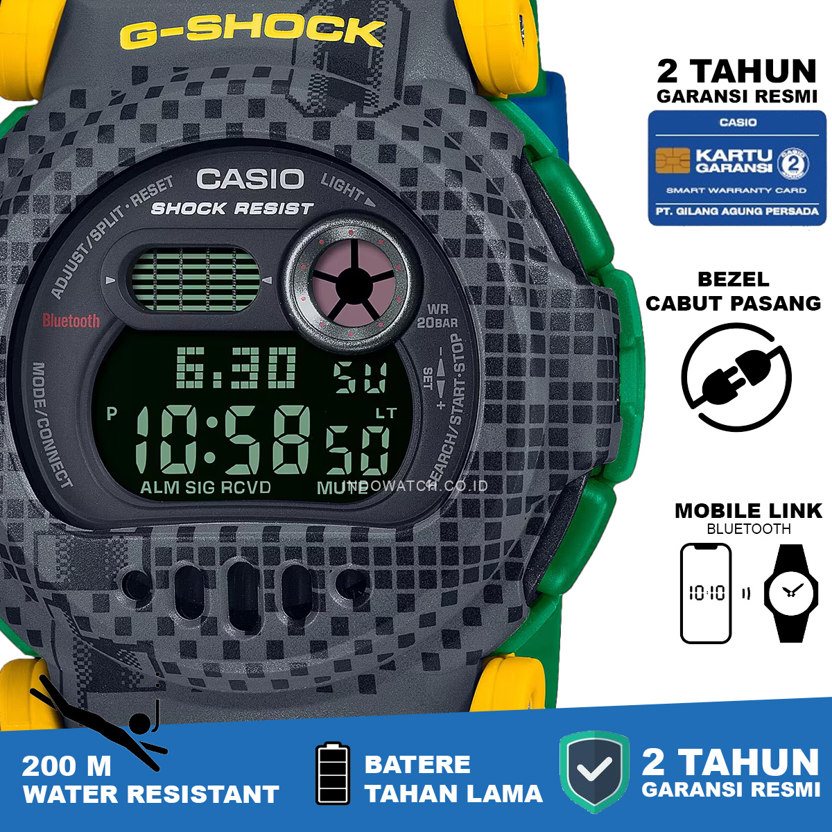 Casio G-Shock G-B001RG-3 jam tangan bluetooth mobile link - Image 2
