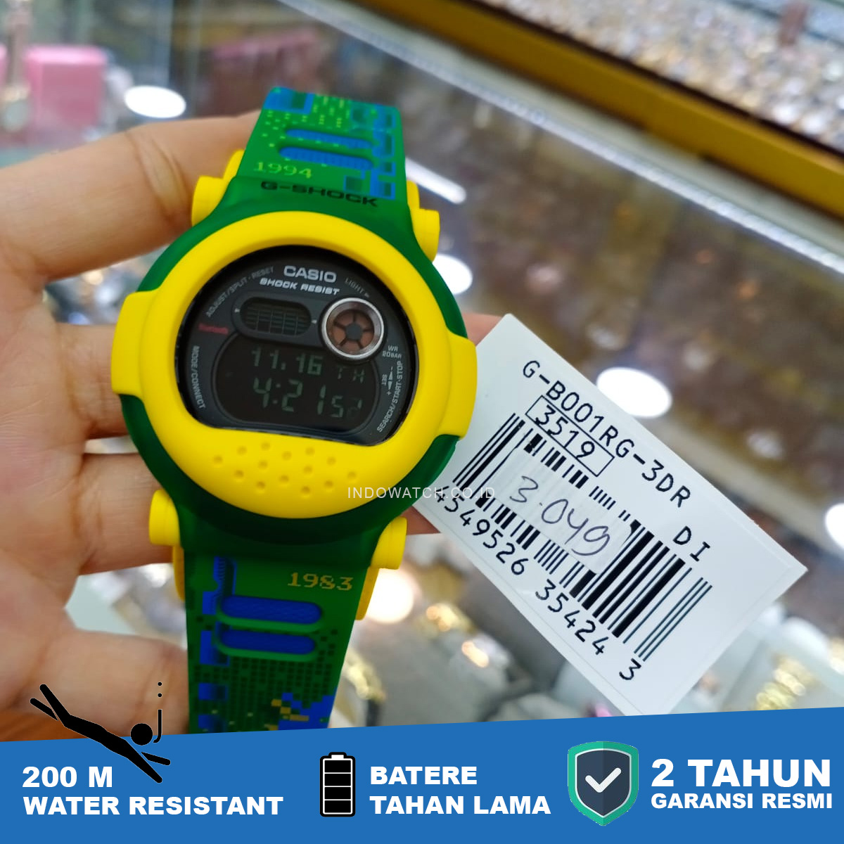 Casio G-Shock G-B001RG-3 jam tangan bluetooth mobile link - Image 4