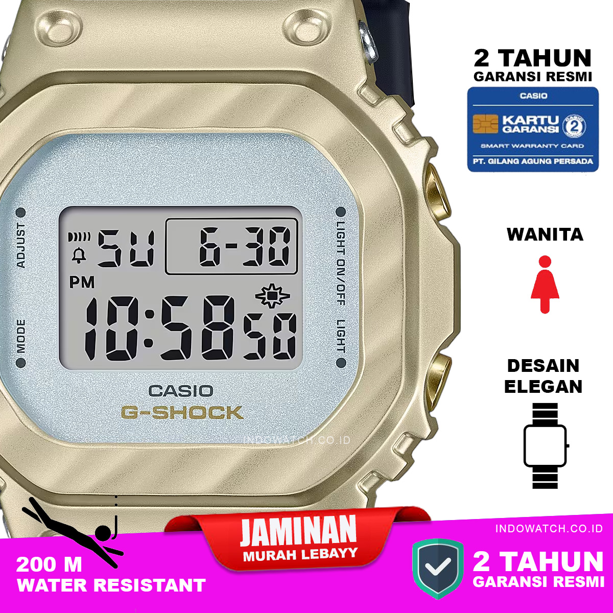 Casio G-Shock woman GM-S5600BC-1 - Image 2