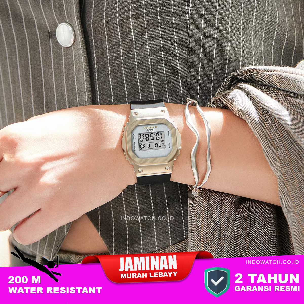 Casio G-Shock woman GM-S5600BC-1 - Image 3