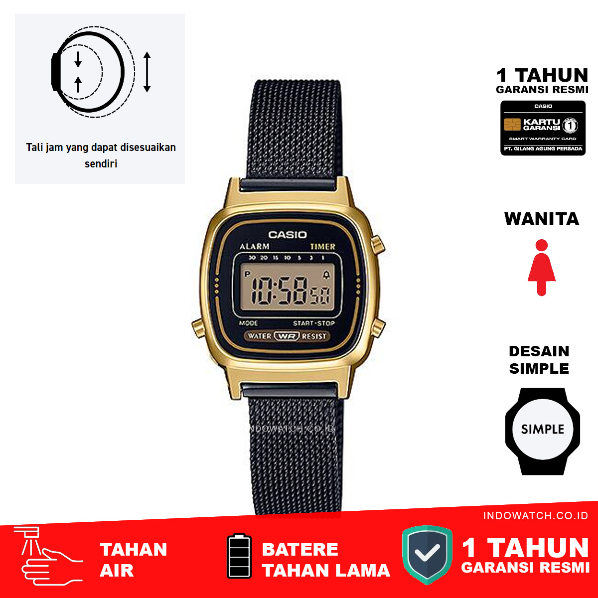 Casio Standard LA670WEMB-1 Vintage Style