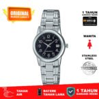 Casio Standard LTP-V002D-1B Full Stainless Steel