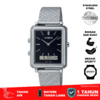 Casio Standard MTP-B205M-1E Full Stainless Steel