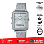 Casio Standard MTP-B205M-7E Full Stainless Steel