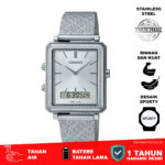 Casio Standard MTP-B205M-7E Full Stainless Steel