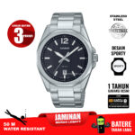 Casio Standard MTP-E725D-1AV Full Stainless Steel