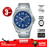 Casio Standard MTP-E725D-2AV Full Stainless Steel