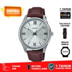 Casio MTP-V005L-7B5 jam pria tali kulit