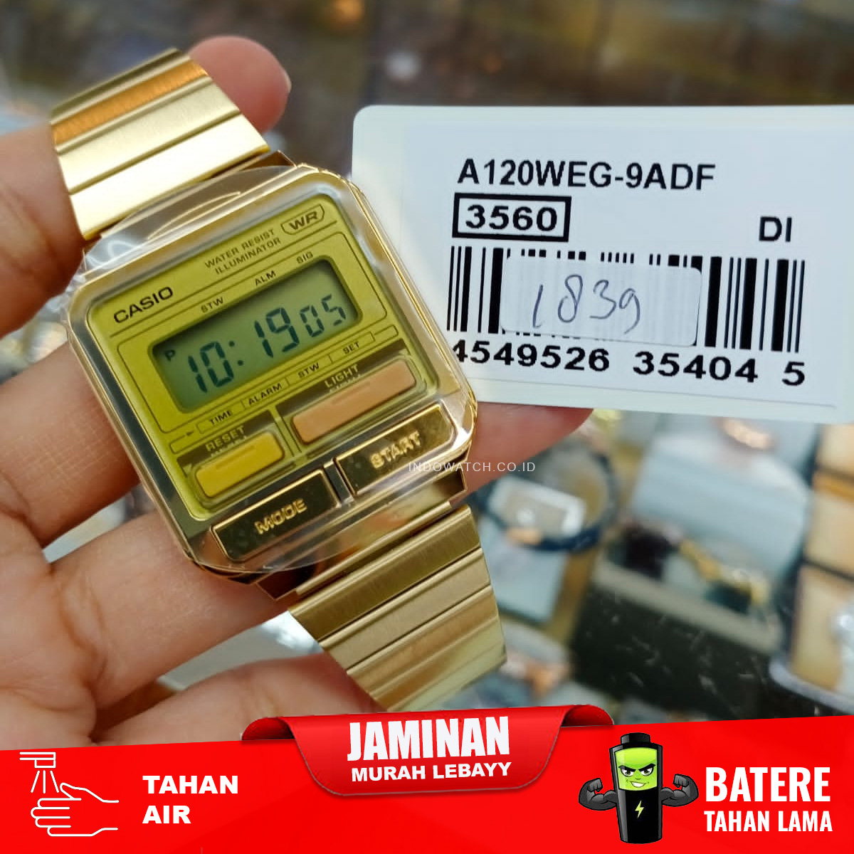 Casio A120WEG-9A full digital - Image 3