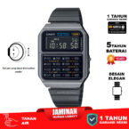 Casio Casio CA-500WEGG-1B data bank jam tangan kalkulator