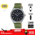 Casio MTP-B160L-1B1V jam pria tali kulit