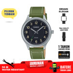 Casio MTP-B160L-1B1V jam pria tali kulit
